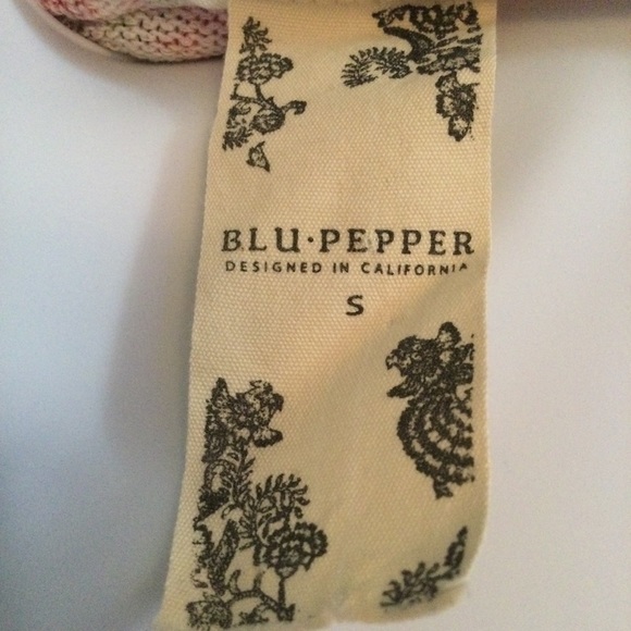 Women’s blu Pepper tank top strapless. Pre own. Size small. Multi color - Picture 7 of 12